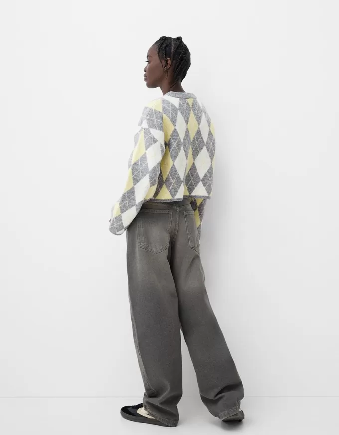 Pulover jacquard Argyle Pulover jacquard Argyle