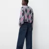 Pulover jacquard Argyle Pulover jacquard Argyle