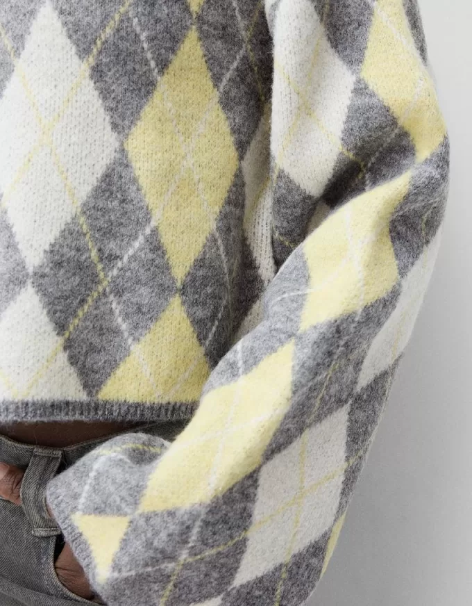 Pulover jacquard Argyle Pulover jacquard Argyle