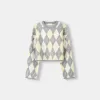Pulover jacquard Argyle Pulover jacquard Argyle