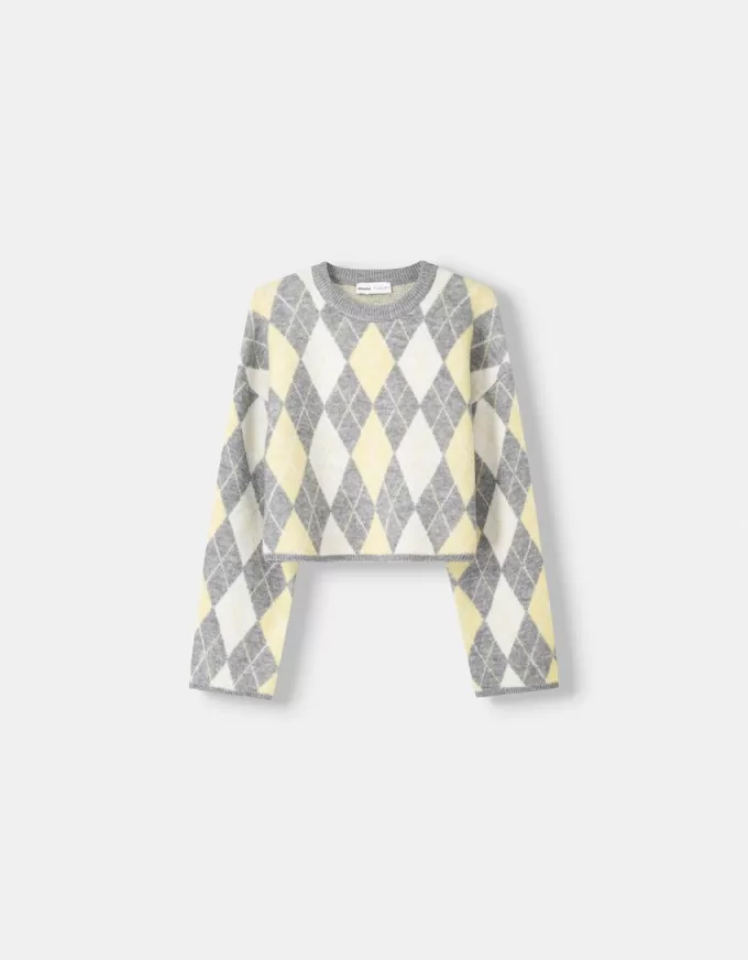 Pulover jacquard Argyle Pulover jacquard Argyle