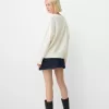 Pulover oversize cu decolteu în V Pulover oversize cu decolteu în V