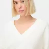 Pulover oversize cu decolteu în V Pulover oversize cu decolteu în V