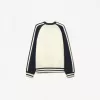 Pulover texturat cu imprimeu sport retro Pulover texturat cu imprimeu sport retro