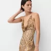 Rochie lungă din tul cu bretele Rochie lungă din tul cu bretele