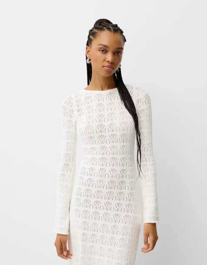 Rochie maxi ajurata rustica Rochie maxi ajurata rustica