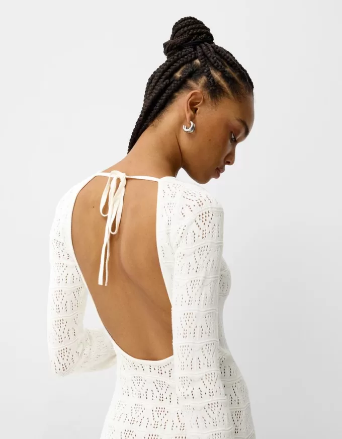 Rochie maxi ajurata rustica Rochie maxi ajurata rustica
