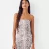 Rochie maxi bandeau cu imprimeu animal Rochie maxi bandeau cu imprimeu animal