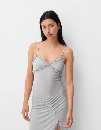 Rochie maxi cu bretele