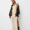 Rochie maxi cu dantela blonda Rochie maxi cu dantela blonda