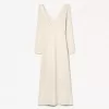 Rochie maxi cu decolteu în V la atingere moale Rochie maxi cu decolteu în V la atingere moale