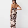 Rochie maxi cu decolteu incrucisat Rochie maxi cu decolteu incrucisat