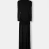 Rochie maxi din tul cu maneca lunga Rochie maxi din tul cu maneca lunga