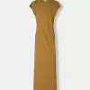 Rochie maxi strânsă, cu fantă laterală Rochie maxi strânsă, cu fantă laterală
