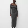 Rochie midi Bardot Rochie midi Bardot