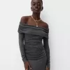 Rochie midi Bardot Rochie midi Bardot