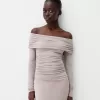 Rochie midi Bardot Rochie midi Bardot