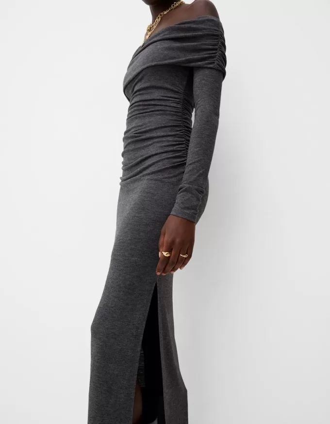 Rochie midi Bardot Rochie midi Bardot