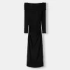 Rochie midi Bardot Rochie midi Bardot