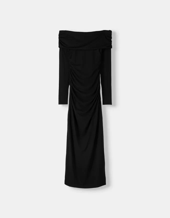 Rochie midi Bardot Rochie midi Bardot