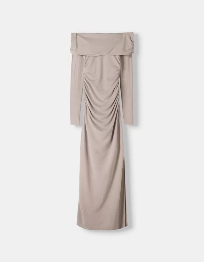 Rochie midi Bardot Rochie midi Bardot