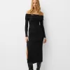 Rochie midi Bardot Rochie midi Bardot