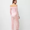 Rochie midi Disney Bambi cu decolteu Bardot din dantela Rochie midi Disney Bambi cu decolteu Bardot din dantela