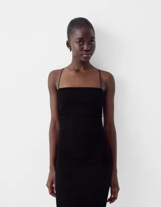 Rochie midi Ponte di Roma cu bretele