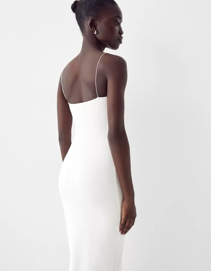 Rochie midi Ponte di Roma cu bretele