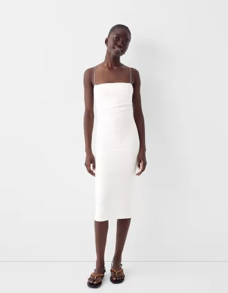 Rochie midi Ponte di Roma cu bretele