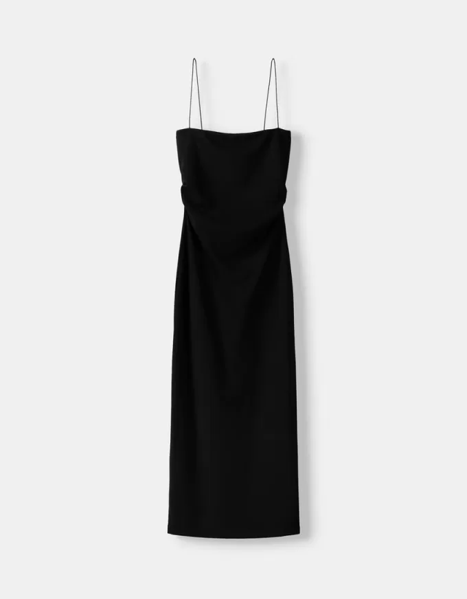 Rochie midi Ponte di Roma cu bretele