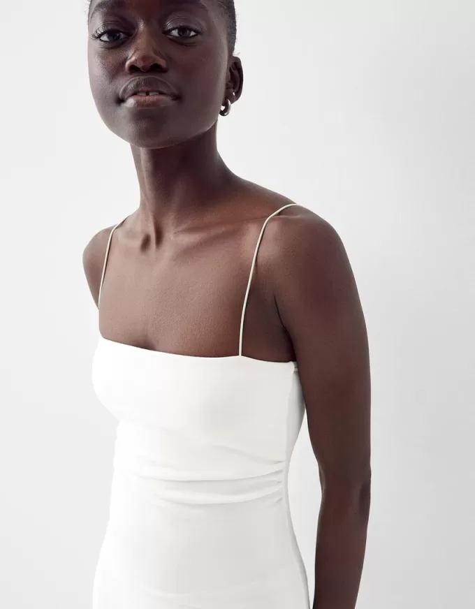 Rochie midi Ponte di Roma cu bretele