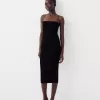 Rochie midi Ponte di Roma cu bretele