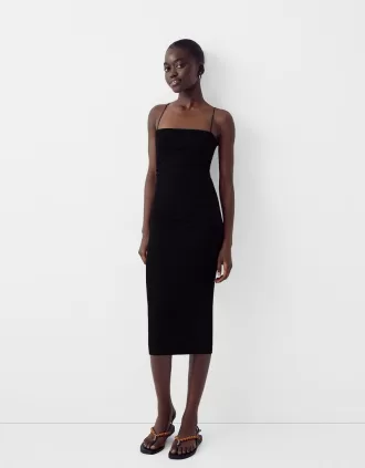Rochie midi Ponte di Roma cu bretele