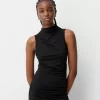 Rochie midi adunată Rochie midi adunată