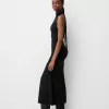 Rochie midi adunată Rochie midi adunată