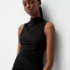 Rochie midi adunată Rochie midi adunată