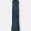 Rochie midi adunată Rochie midi adunată