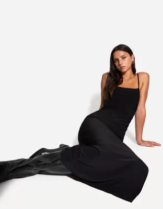 Rochie midi cu bretele