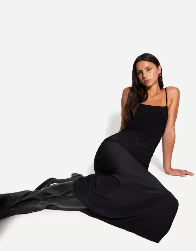 Rochie midi cu bretele