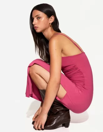 Rochie midi cu bretele