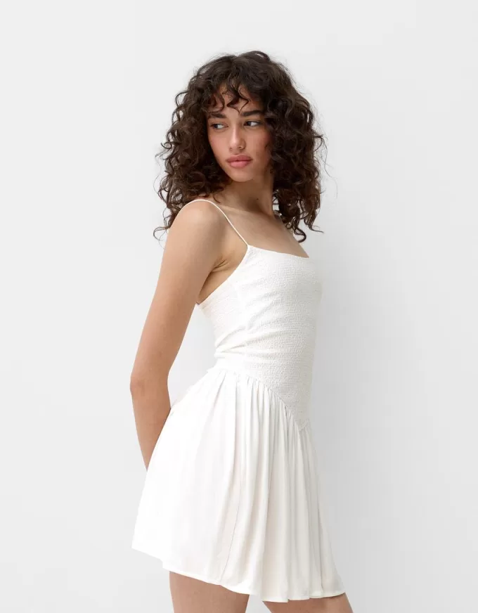 Rochie midi cu bretele