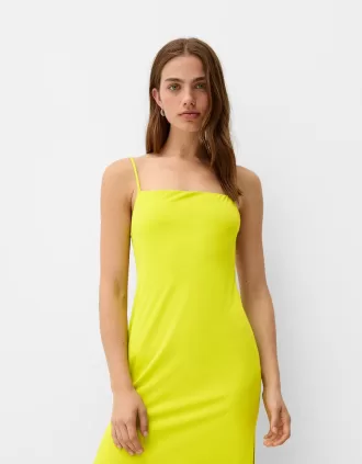 Rochie midi cu bretele