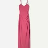 Rochie midi cu bretele Rochie midi cu bretele