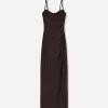 Rochie midi cu bretele