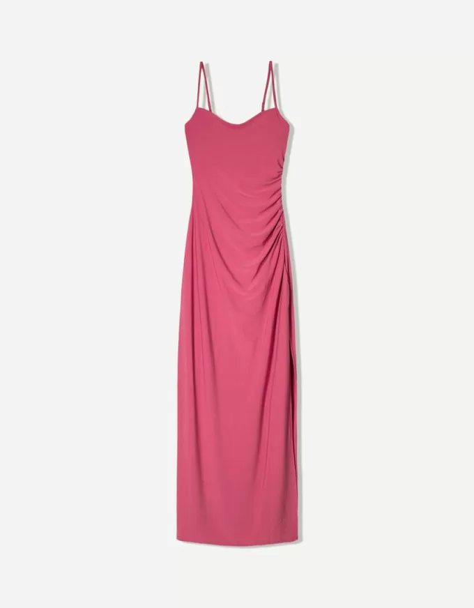 Rochie midi cu bretele Rochie midi cu bretele