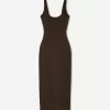 Rochie midi cu bretele