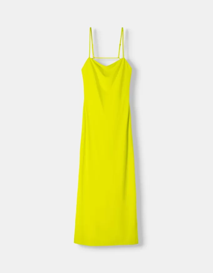 Rochie midi cu bretele Rochie midi cu bretele