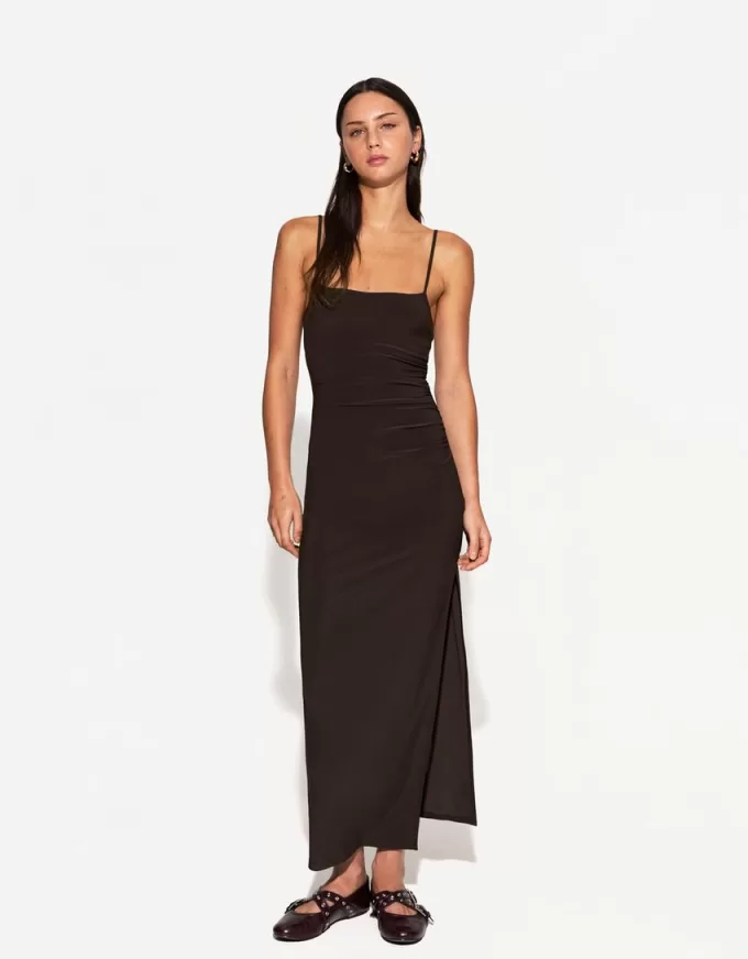 Rochie midi cu bretele