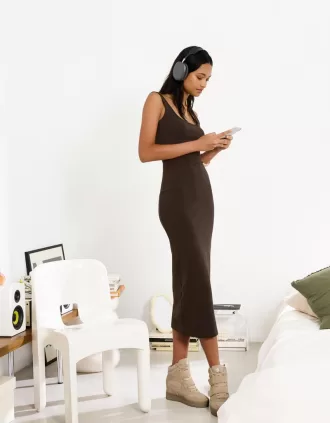 Rochie midi cu bretele